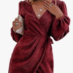 Velvet Wrap Dress